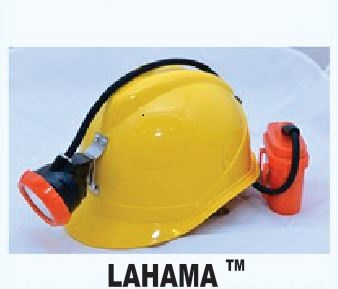 Safety Hard Hat 6 Point with Mining Lamp and Charger